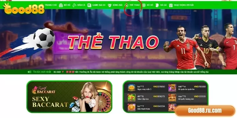 Thể Thao Good88: Chạm Đỉnh Cảm Xúc, Rinh Ngay Thưởng Lớn 1 Giới thiệu về thể thao Good88