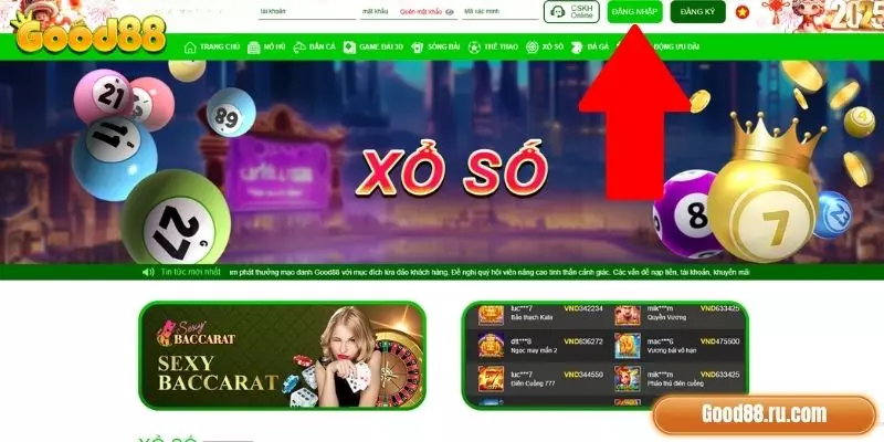 Đăng Nhập Good88: 3 Bước Đơn Giản, Nhận Ngay Ưu Đãi Khủng 1 Hướng dẫn đăng nhập Good88 đơn giản với 3 bước