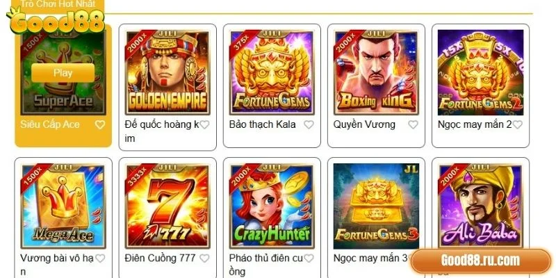 Top Game Nổ Hũ Uy Tín Good88 Ăn Khách 2025 2 Một số game nổ hũ khác tại Good88