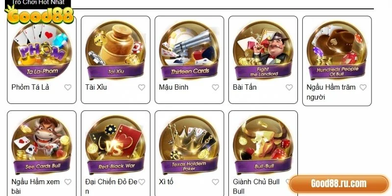 Game Bài Good88: Quy Tụ Siêu Phẩm HOT, Nổi Tiếng Top Đầu 2 Ưu điểm vượt trội khi tham gia game bài tại Good88